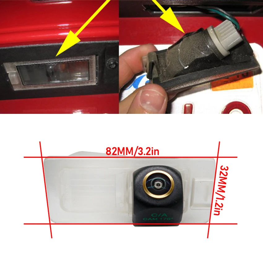 Car Rear View Camera License Plate Camera For Dodge Journey JC JCUV 2008~2014 For Fiat Freemont 2011~2017 Golden Fisheye Lens
Car Rear View Camera License Plate Camera For Dodge Journey JC JCUV 2008~2014 For Fiat Freemont 2011~2017 Golden Fisheye Lens