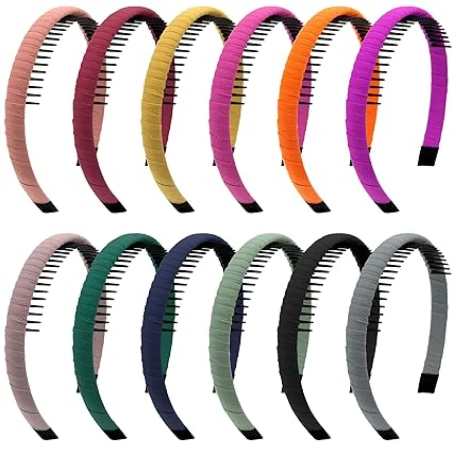 12 Pieces Teeth Comb Headband Non-slip Hair Headbands Colorful Teeth Headbands for Girls and Women, 12 Colors,Iridescence
12 Pieces Teeth Comb Headband Non-slip Hair Headbands Colorful Teeth Headbands for Girls and Women, 12 Colors,Iridescence