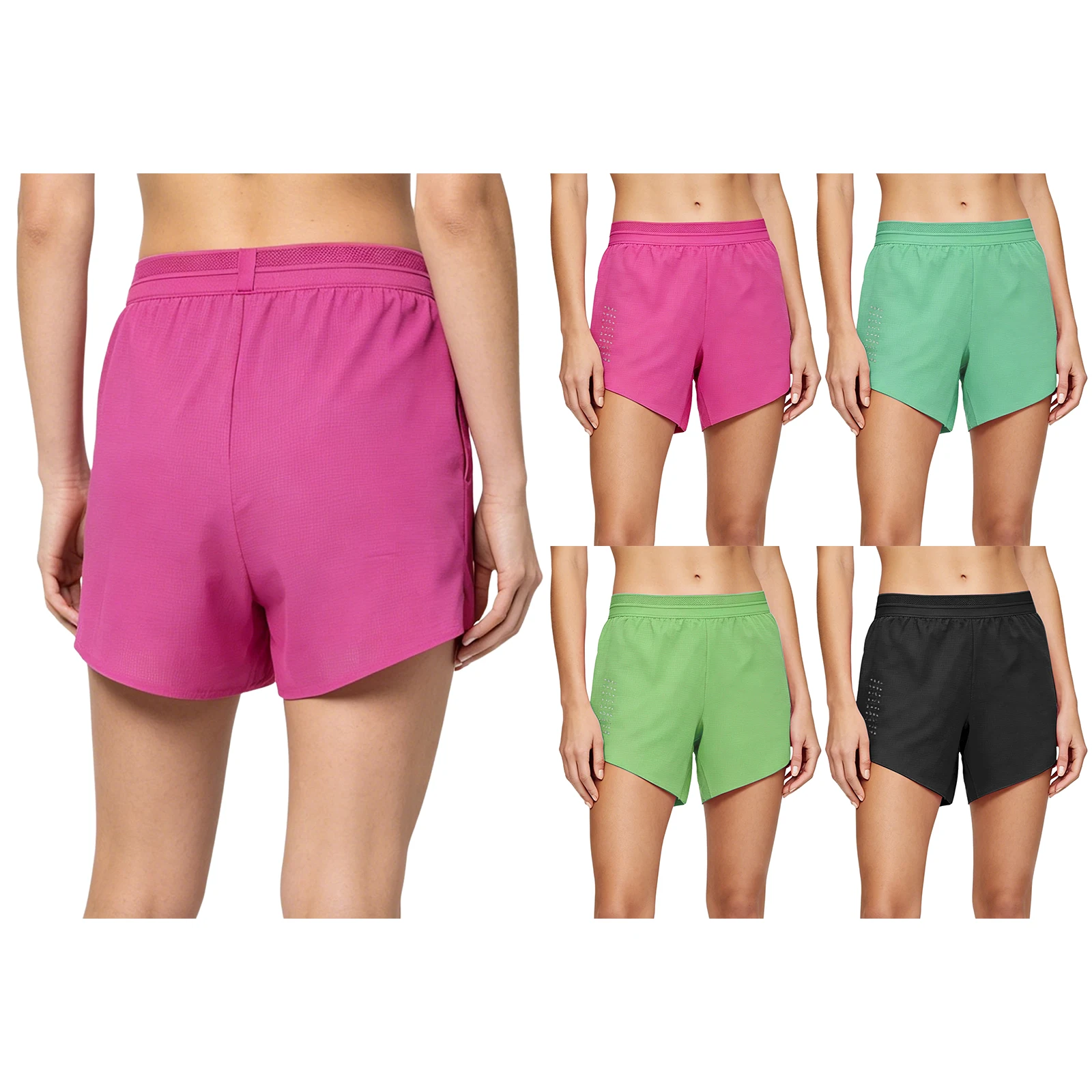 Women Side Split Sports Shorts Drawstring Elastic Waistband Quick Dry with Built in Briefs for Running Cycling Yoga Workout
Women Side Split Sports Shorts Drawstring Elastic Waistband Quick Dry with Built in Briefs for Running Cycling Yoga Workout