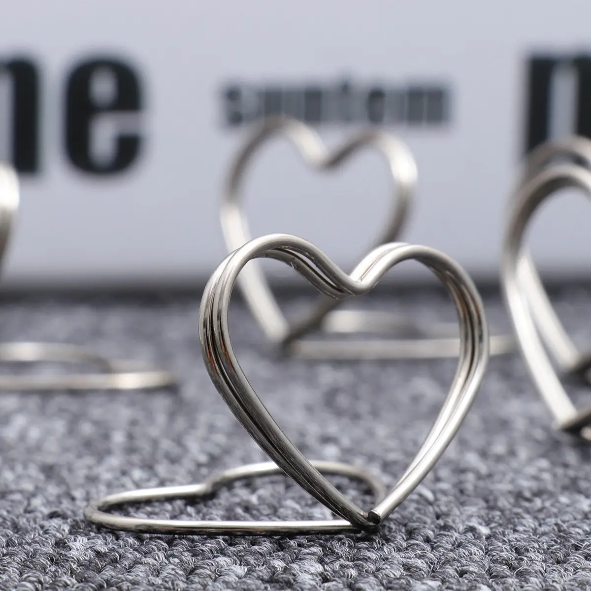 12Pcs Elegant Heart Design Metal Note Clip Photo Holder Stand for Bridal Shower Anniversary Birthday Graduation Baby Shower
12Pcs Elegant Heart Design Metal Note Clip Photo Holder Stand for Bridal Shower Anniversary Birthday Graduation Baby Shower