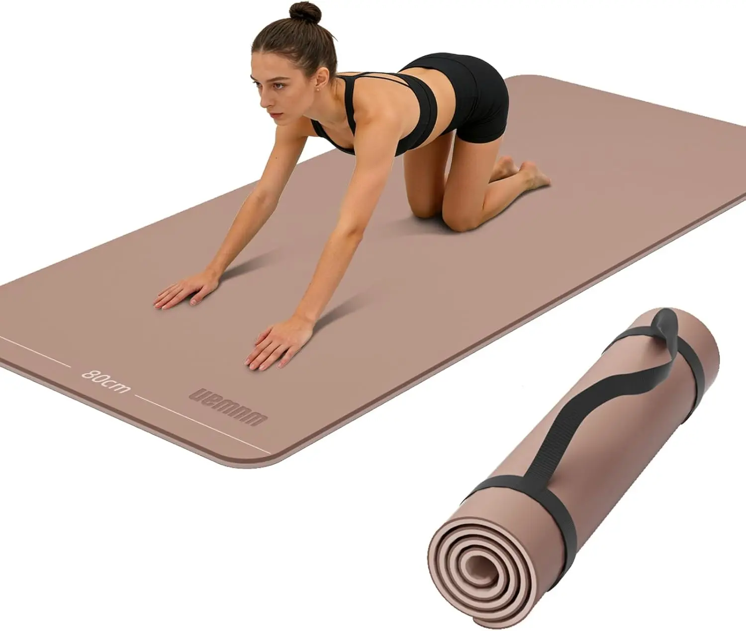 Утолщенный нескользящий коврик для йоги 80 см из материала TPE для горячей йоги, пилатеса и домашних тренировок с ремнем для переноски
Утолщенный нескользящий коврик для йоги 80 см из материала TPE для горячей йоги, пилатеса и домашних тренировок с ремнем для переноски