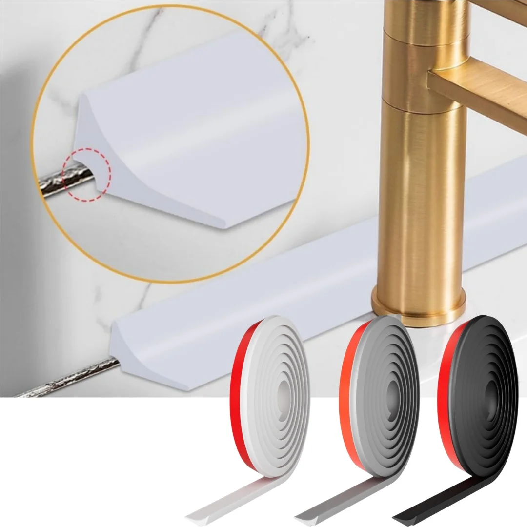 1pc 2m/78.74in Self-Adhesive Silicone Bathroom Water Stopper Water Retaining Strip Bendable Bathroom Door Washing Machine Shower
1pc 2m/78.74in Self-Adhesive Silicone Bathroom Water Stopper Water Retaining Strip Bendable Bathroom Door Washing Machine Shower