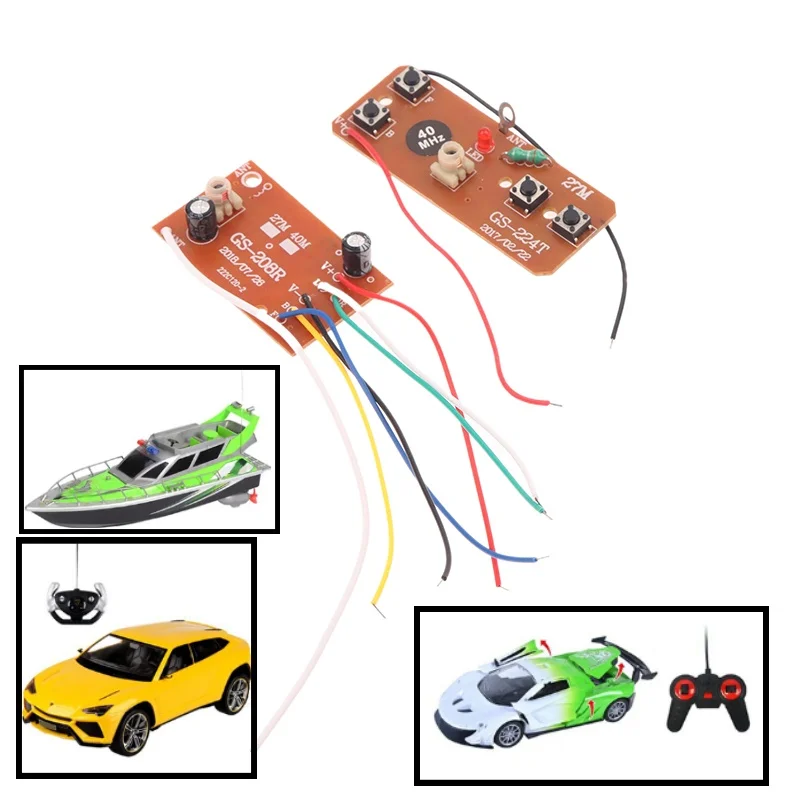 1 Set Circuit Board 40M 4CH PCB Receives Controller Module For RC Car Accessories DIY RC Airplane Remote Control Toy
1 Set Circuit Board 40M 4CH PCB Receives Controller Module For RC Car Accessories DIY RC Airplane Remote Control Toy