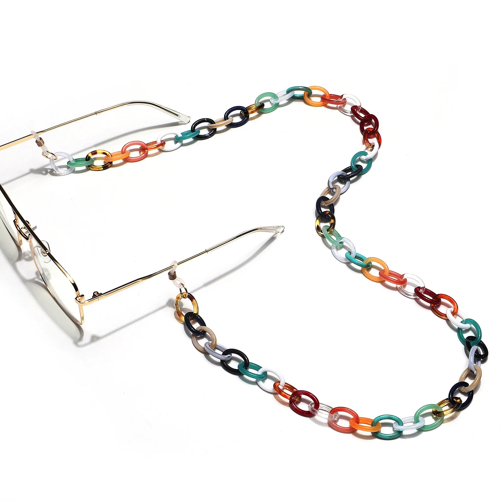 OLLYMURS Acrylic Tortoiseshell Amber Glasses Chain Two-color Concave Shape 16 Colors Leopard Print Glasses Rope 
OLLYMURS Acrylic Tortoiseshell Amber Glasses Chain Two-color Concave Shape 16 Colors Leopard Print Glasses Rope