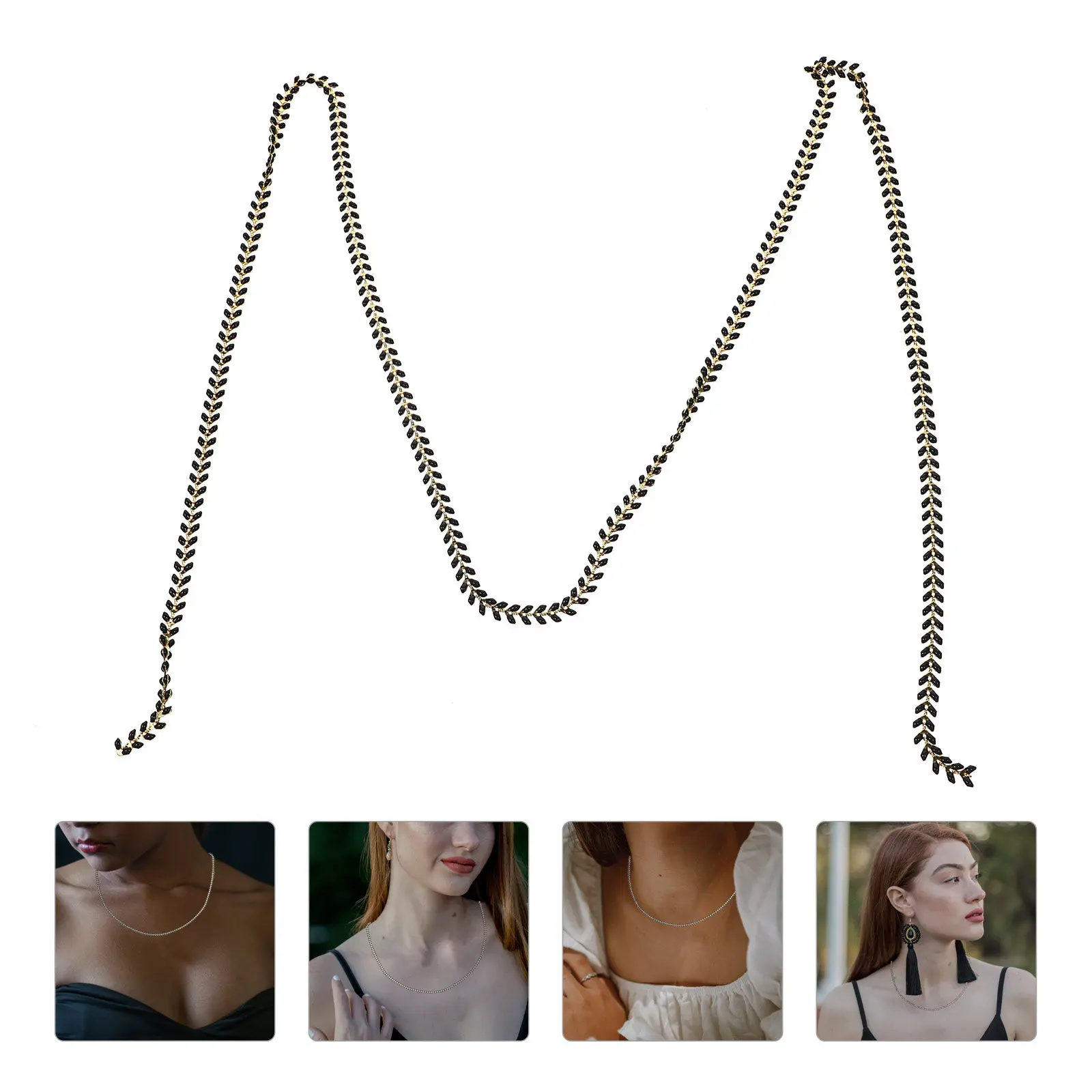 1 Roll Copper Leaf Design Chain for DIY Jewelry Making Necklace Bracelet Headdress Hairpin Craft Supplies Decorative Chain
1 Roll Copper Leaf Design Chain for DIY Jewelry Making Necklace Bracelet Headdress Hairpin Craft Supplies Decorative Chain