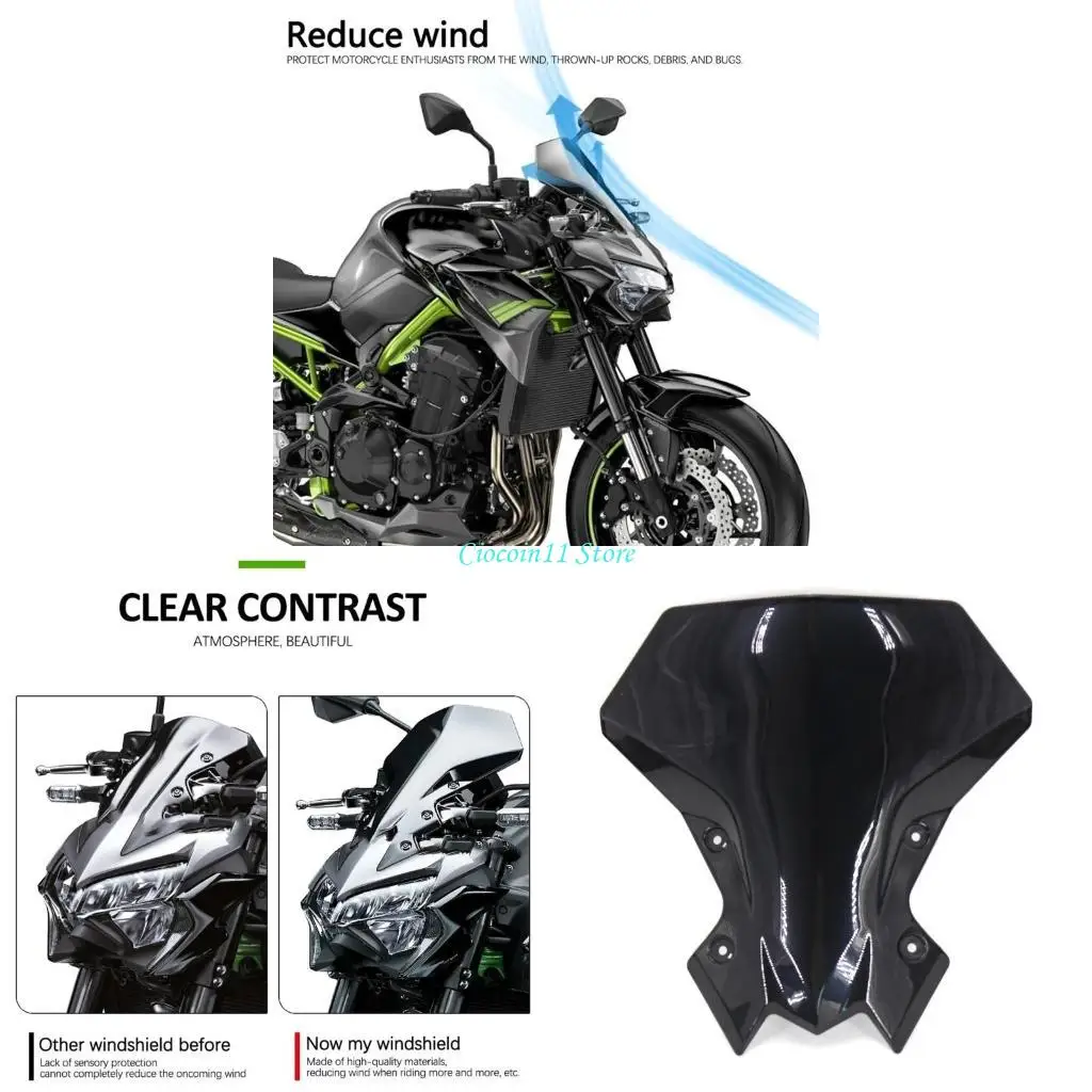 Y1UB Wind Deflector Impact Resistance Streamlined Motorcycle Windshield Motorcycle Accessories Suitable for Motorbike z900
Y1UB Wind Deflector Impact Resistance Streamlined Motorcycle Windshield Motorcycle Accessories Suitable for Motorbike z900