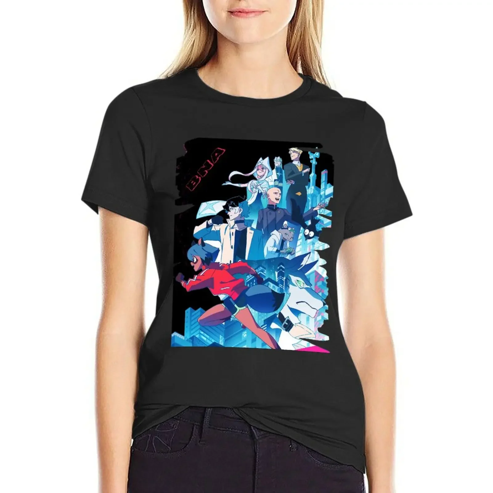 BNA T-Shirt heavyweights anime clothes cute tops blacks summer blouses woman 2025
BNA T-Shirt heavyweights anime clothes cute tops blacks summer blouses woman 2025