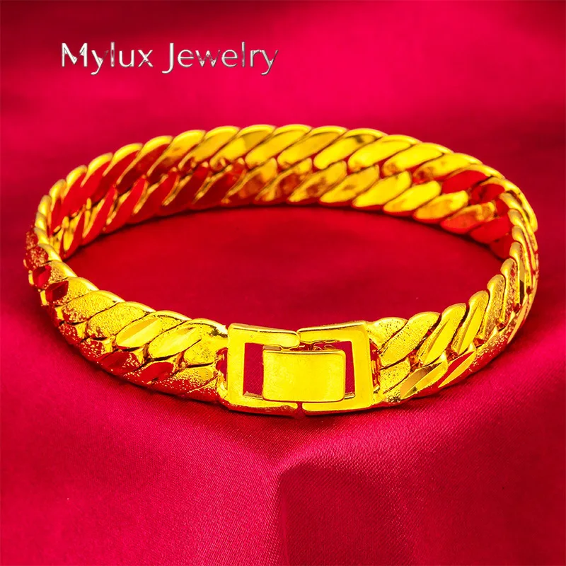 Mylux Jewelry 24K Gold Watch Clasp Bracelet | AU999 Pure Gold, classic watch clasp design, unisex style, shiny finish, perfect f
Mylux Jewelry 24K Gold Watch Clasp Bracelet | AU999 Pure Gold, classic watch clasp design, unisex style, shiny finish, perfect f
