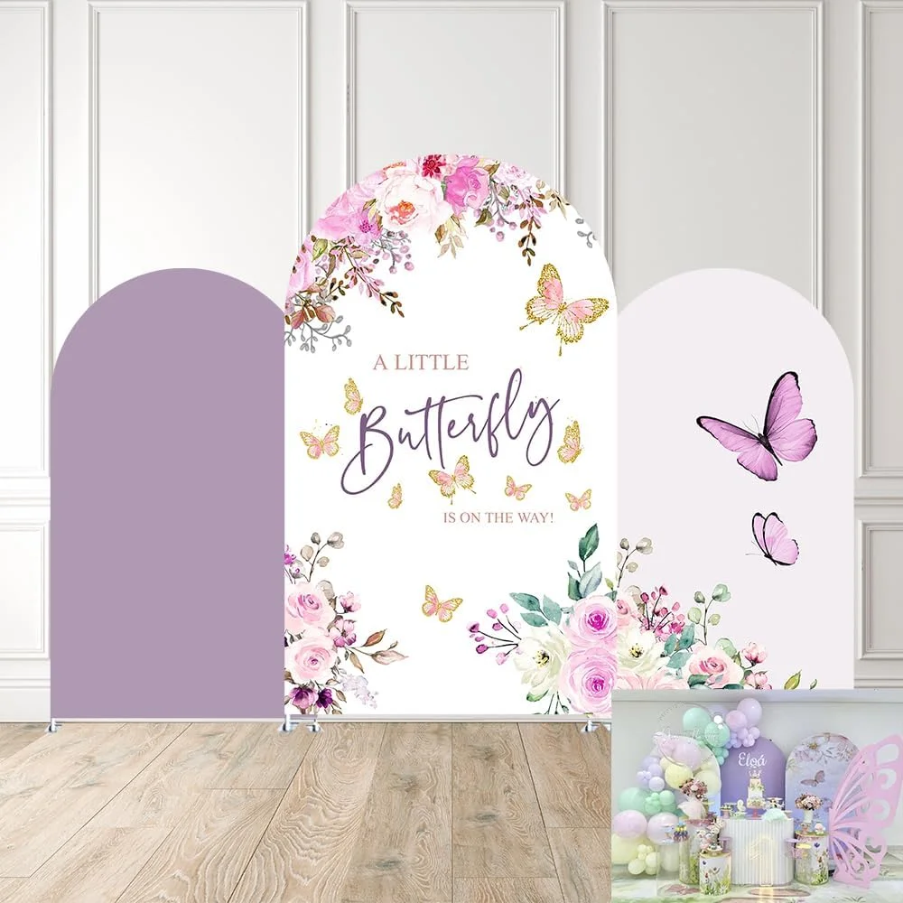 Фиолетовый фон с аркой «Поцелуи бабочки», двусторонняя арочная рамка, эластичный чехол для украшения розовой бабочки на день рождения
Фиолетовый фон с аркой «Поцелуи бабочки», двусторонняя арочная рамка, эластичный чехол для украшения розовой бабочки на день рождения