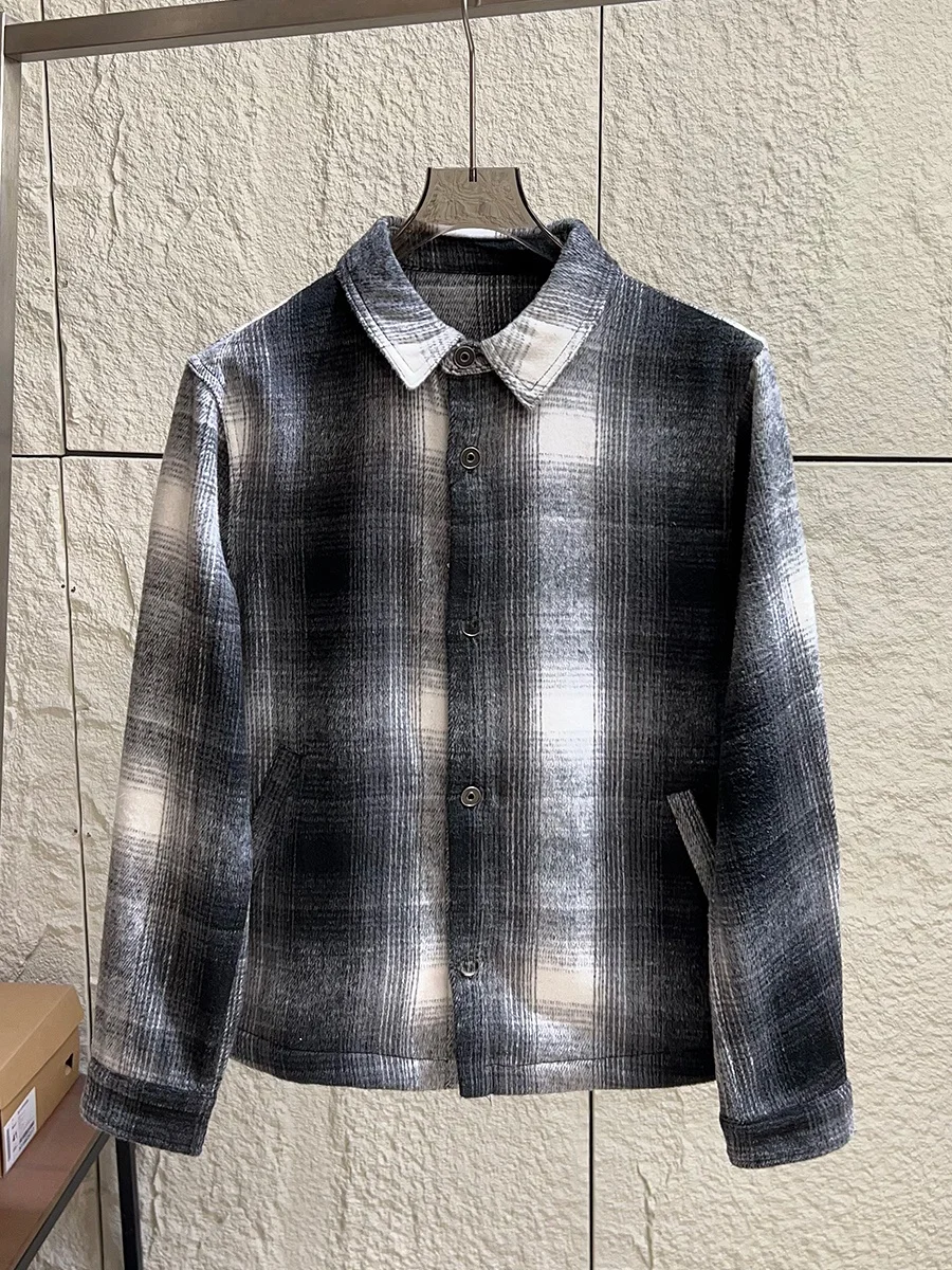 Soft Brushed Fabric Men's Classic Color Block Plaid Collar Shirt Jacket Trendy Spring Youth Breathable Long Sleeve Button up
Soft Brushed Fabric Men's Classic Color Block Plaid Collar Shirt Jacket Trendy Spring Youth Breathable Long Sleeve Button up