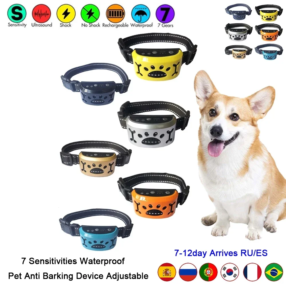 Anti-Barking Collar for Pet, Ultrasonic Bark Stop, Waterproof Training Equipment, Dog Stop Bark Device, Pet Supply
Anti-Barking Collar for Pet, Ultrasonic Bark Stop, Waterproof Training Equipment, Dog Stop Bark Device, Pet Supply