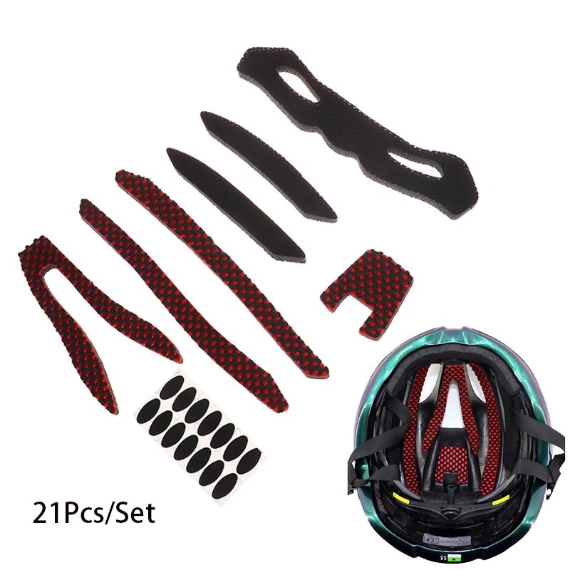 21Pcs/Set Bicycle Motorcycle Sport Sponge Helmet Inner Padding Foam Pads Kits Lining Protection Tool
21Pcs/Set Bicycle Motorcycle Sport Sponge Helmet Inner Padding Foam Pads Kits Lining Protection Tool