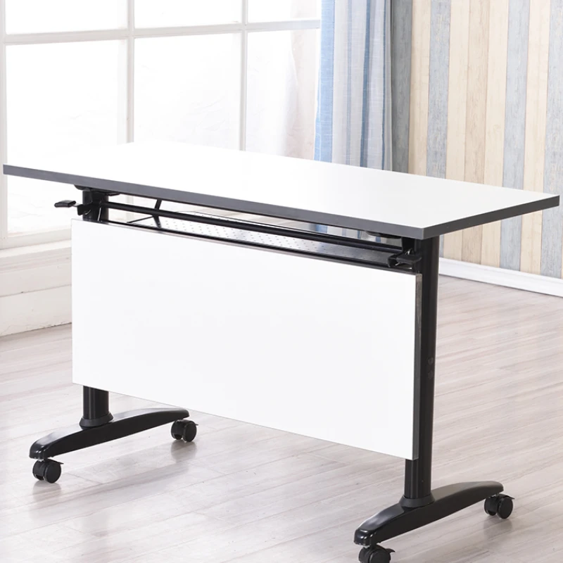 Folding training conference table and chair combination Tutorial class strip flap side rollover wheeled student desk movement
Folding training conference table and chair combination Tutorial class strip flap side rollover wheeled student desk movement