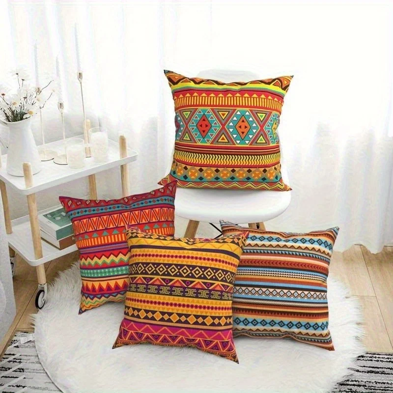 4-х чехлов almohada богемный многоцветный кон diseño geométrico - Fundas современ»), estilo boho para cama, sofá y coración
4-х чехлов almohada богемный многоцветный кон diseño geométrico - Fundas современ»), estilo boho para cama, sofá y coración