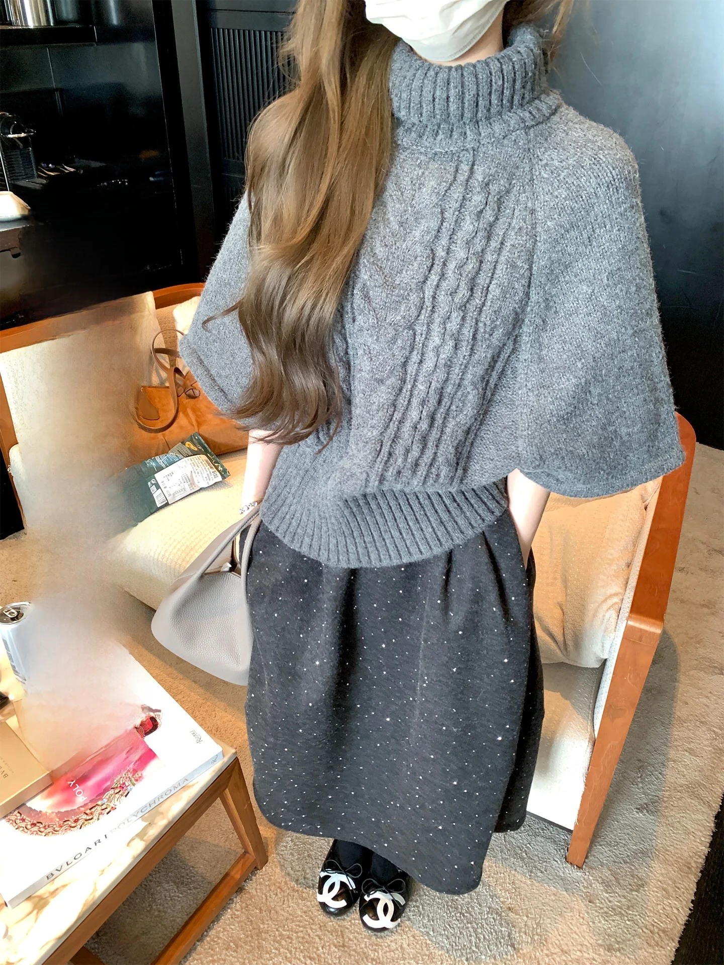 iny Diamond f Skirt Women's Ele Mid-Length A-Line Spring Skirt Korean Sle High Waist Polyester Fabric Side Zipper
iny Diamond f Skirt Women's Ele Mid-Length A-Line Spring Skirt Korean Sle High Waist Polyester Fabric Side Zipper