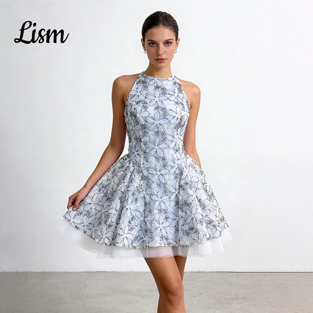 LISM Colorblock Slimming Spliced Mesh Dress for Women Round Nech Sleeveless Patchwork Beading Mini Dresses Female New Prom Gown
LISM Colorblock Slimming Spliced Mesh Dress for Women Round Nech Sleeveless Patchwork Beading Mini Dresses Female New Prom Gown