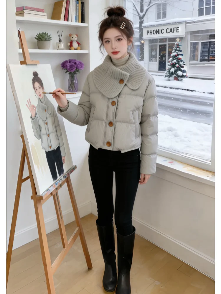 Faionable Retro Comfortable Cotton Jaet Women's ort Outerwear Street Sle Practical Winter Coat for Ladies
Faionable Retro Comfortable Cotton Jaet Women's ort Outerwear Street Sle Practical Winter Coat for Ladies