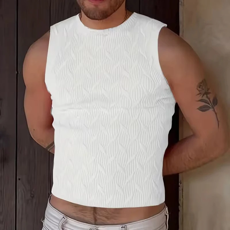 Versatile Texture Casual Tank Top T-shirt for Men New Summer Street Sleeveless Racerback Tank Top with Suspender Top for Men
Versatile Texture Casual Tank Top T-shirt for Men New Summer Street Sleeveless Racerback Tank Top with Suspender Top for Men