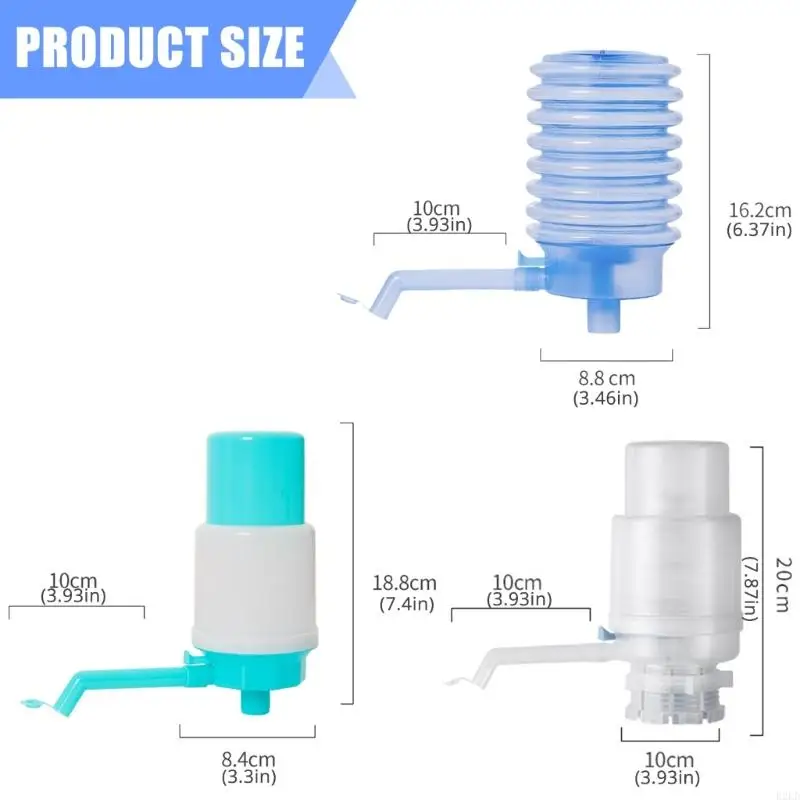 Portable Manual Bottle Water Pump with Protective Spout Cover Water Dispenser
Portable Manual Bottle Water Pump with Protective Spout Cover Water Dispenser