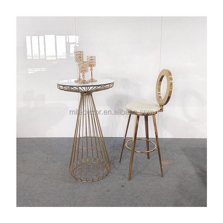 High Quality Fashionable Metal Round High Stainless Steel Cocktail Coffee Cake Bar Table Chair Sets
High Quality Fashionable Metal Round High Stainless Steel Cocktail Coffee Cake Bar Table Chair Sets