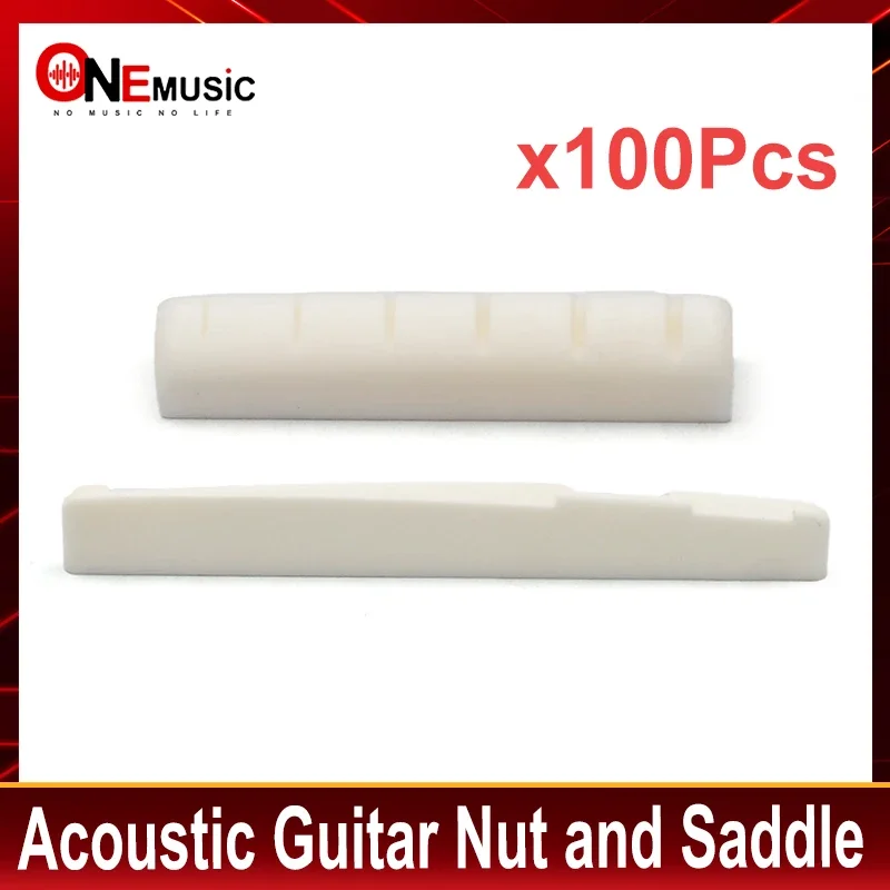 100pcs Cattle Bone Saddle and Nut for Acoustic Guitar 6 string Folk Guitar Bridge saddle and Nut Guitar Parts
100pcs Cattle Bone Saddle and Nut for Acoustic Guitar 6 string Folk Guitar Bridge saddle and Nut Guitar Parts