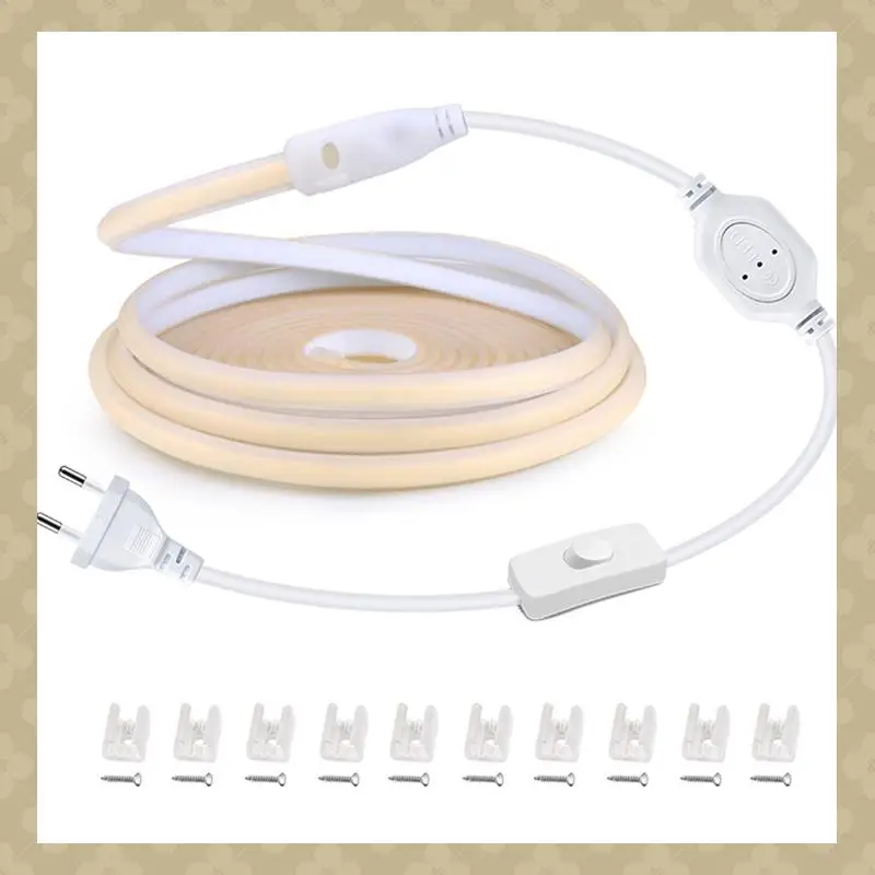 AB45 COB Strip Lights Vanity Lights Bathroom Dressing Table Room Warm White 5M EU Plug
AB45 COB Strip Lights Vanity Lights Bathroom Dressing Table Room Warm White 5M EU Plug