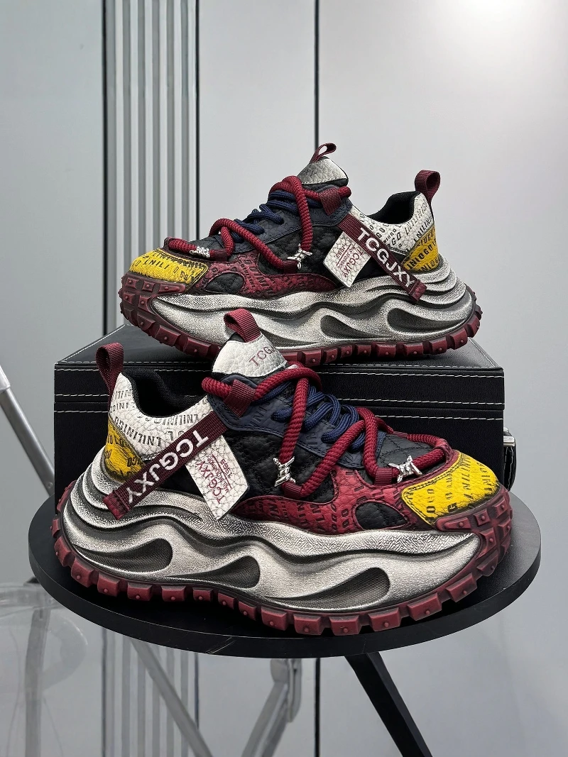 Men's Casual Sport Shoes 2026 New Summer Anti-slip Tire Sole Fashionable Heightening Dad Trendy Shoes Comfortable Breathable
Men's Casual Sport Shoes 2026 New Summer Anti-slip Tire Sole Fashionable Heightening Dad Trendy Shoes Comfortable Breathable