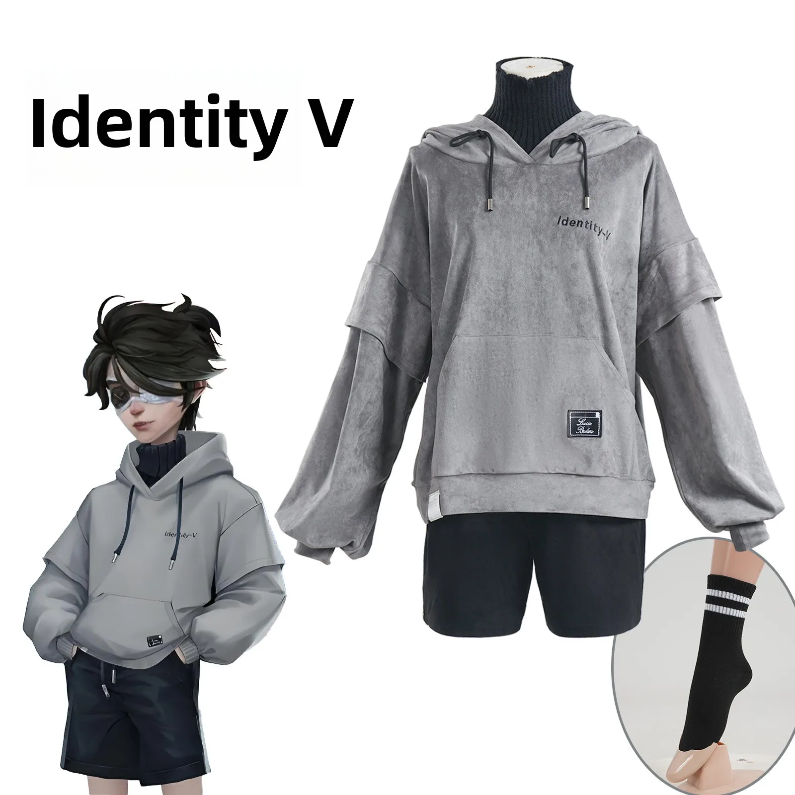 Halloween Cosplay Prisoner Outfit Luca Balsas Esports Sweatshirt Fifth Person Skin Cotton Linen Material Women's Traditional ...
Halloween Cosplay Prisoner Outfit Luca Balsas Esports Sweatshirt Fifth Person Skin Cotton Linen Material Women's Traditional ...