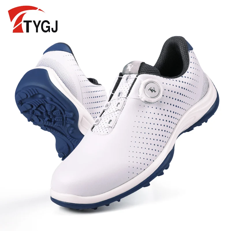 Golf Sneakers Men's Waterproof Non-Slip Sports Shoes Simple Black and White Fixed Spikes Casual Sports Shoes Golf Wear for Men
Golf Sneakers Men's Waterproof Non-Slip Sports Shoes Simple Black and White Fixed Spikes Casual Sports Shoes Golf Wear for Men