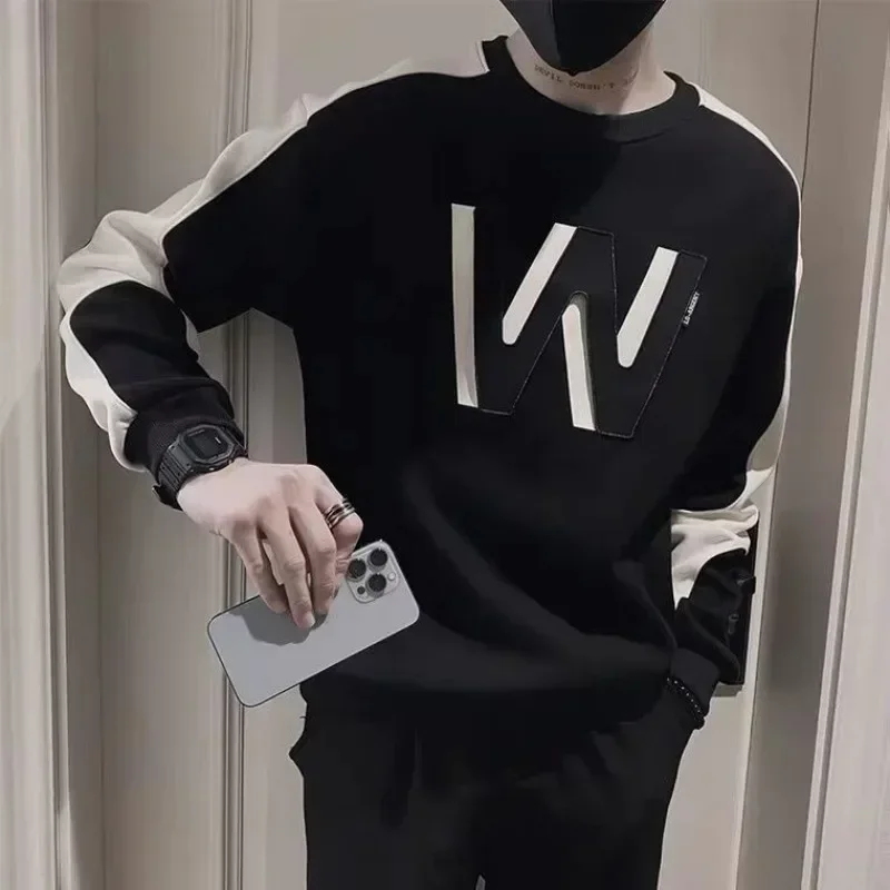Men's Clothing Pullover Hoodieless Sweatshirts for Man Top Green Letter Spliced No Brand Aesthetic Sweat Shirt Simple Overfit
Men's Clothing Pullover Hoodieless Sweatshirts for Man Top Green Letter Spliced No Brand Aesthetic Sweat Shirt Simple Overfit