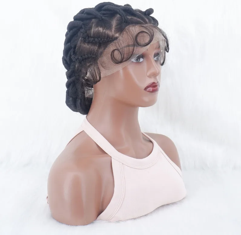 10I Afro Black Braided Wig Flower bud wig braided full Lace Front Synthetic Wigs
10I Afro Black Braided Wig Flower bud wig braided full Lace Front Synthetic Wigs