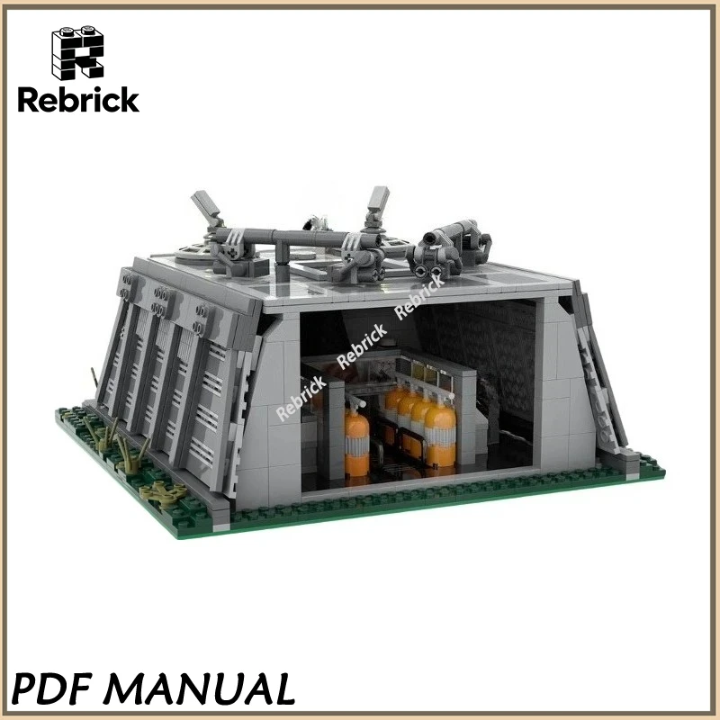 MOC Forest Military Bunker Building Set, Sci-Fi Jungle Outpost Assembly Model for Adult Collectors
MOC Forest Military Bunker Building Set, Sci-Fi Jungle Outpost Assembly Model for Adult Collectors
