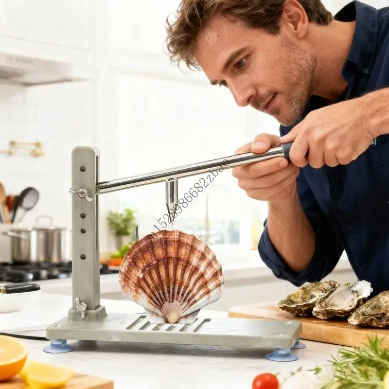H7EA Seafood Shucking Tool Shellfish Opener Aluminum Handle Stainless Steel Shucker For Seafood Preparation
H7EA Seafood Shucking Tool Shellfish Opener Aluminum Handle Stainless Steel Shucker For Seafood Preparation