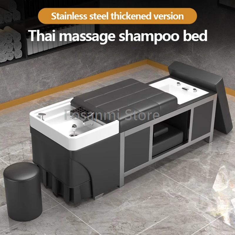 Кровать-шампунь для головы SPA с водонагревателем, массаж тела, салон красоты, деревянный или каркас из нержавеющей стали, набор кровати для мытья волос для салона
Кровать-шампунь для головы SPA с водонагревателем, массаж тела, салон красоты, деревянный или каркас из нержавеющей стали, набор кровати для мытья волос для салона