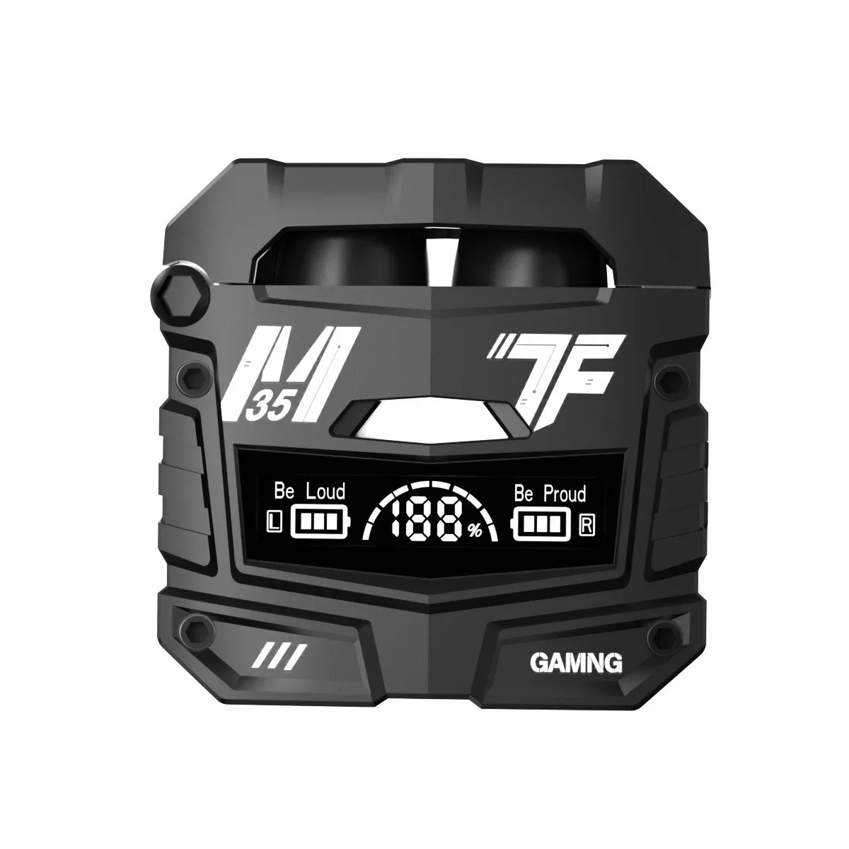 M35 Gaming Bluetooth Earbuds In Ear Wireless Headset Cool Mechanical Design for Gamers Sports and Outdoor Adventures
M35 Gaming Bluetooth Earbuds In Ear Wireless Headset Cool Mechanical Design for Gamers Sports and Outdoor Adventures