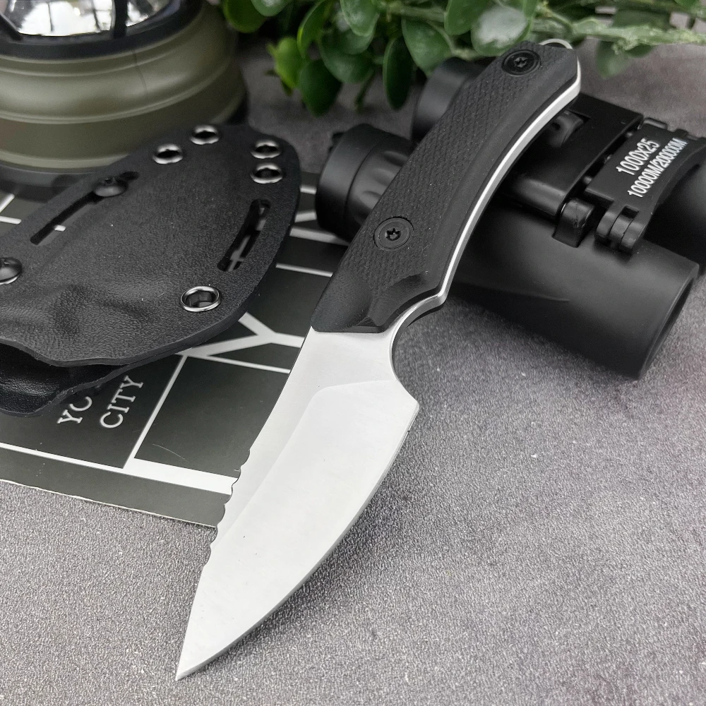 Portable Wilderness EDC High Hardness 5Cr13Mov Blade Straight Knife- 662 Outdoor Camping Rescue Cutting Tool with Kydex Sheath
Portable Wilderness EDC High Hardness 5Cr13Mov Blade Straight Knife- 662 Outdoor Camping Rescue Cutting Tool with Kydex Sheath