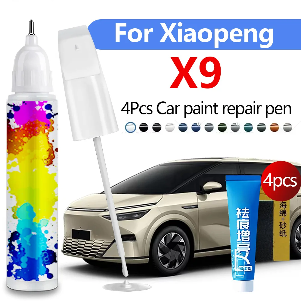 Ручка для ремонта автомобильной краски для 2024-2025 Xiaopeng X9 X9 PRO X9 MAX, аксессуары для ремонта царапин, 4 шт., черный, белый, золотой, серебристый цвет
Ручка для ремонта автомобильной краски для 2024-2025 Xiaopeng X9 X9 PRO X9 MAX, аксессуары для ремонта царапин, 4 шт., черный, белый, золотой, серебристый цвет