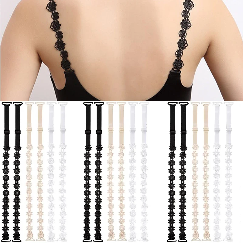 2pcs Sexy Lace Women Bra Shoulder Strap Clasp Hook Black Adjustable Lace Flower Slip-Resistant Buckle Underwear Bra Accessories
2pcs Sexy Lace Women Bra Shoulder Strap Clasp Hook Black Adjustable Lace Flower Slip-Resistant Buckle Underwear Bra Accessories
