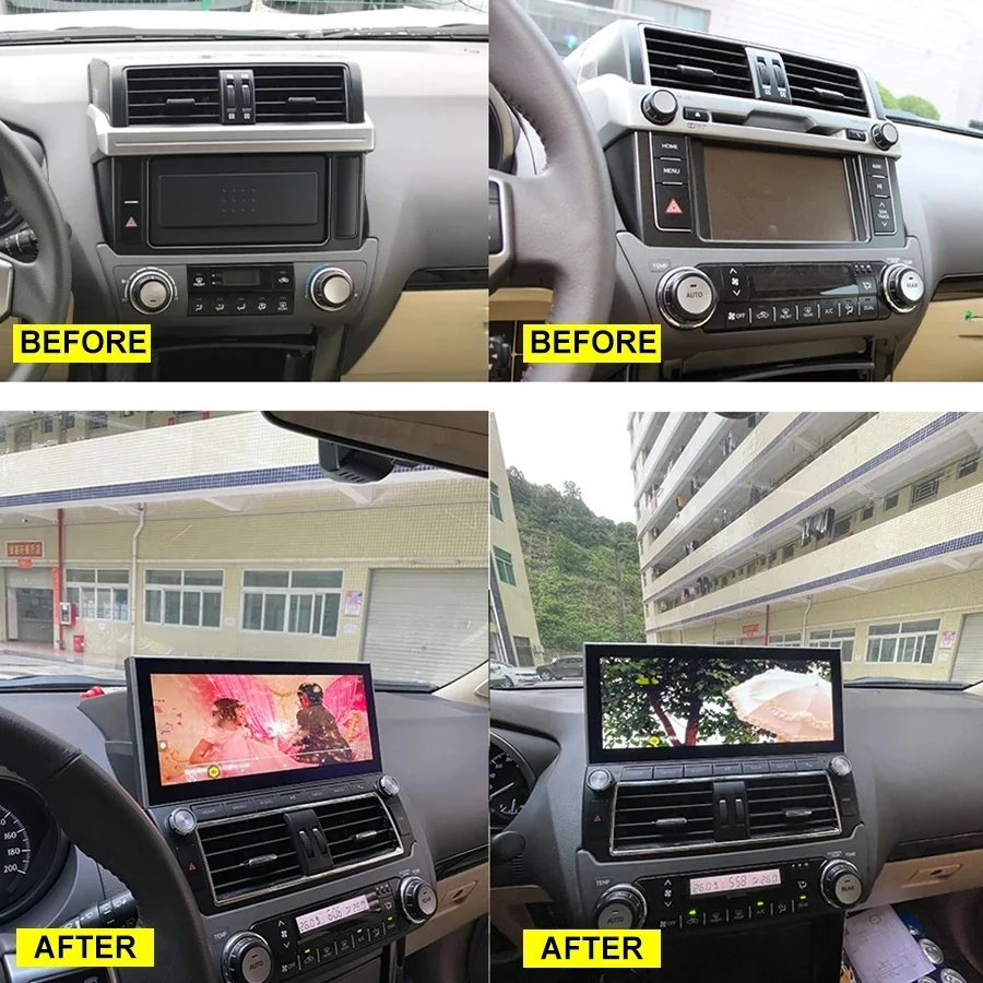 Android 12 Screen For Toyota Prado 2014-2017 Car Multimedia Player GPS Navigation Head Unit Auto Radio Stereo Recorder Carplay
Android 12 Screen For Toyota Prado 2014-2017 Car Multimedia Player GPS Navigation Head Unit Auto Radio Stereo Recorder Carplay