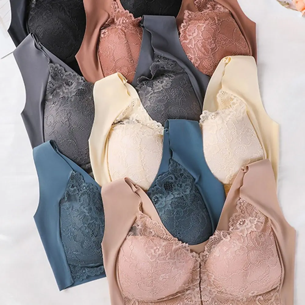 Shockproof Front Buckle Wireless Deep V Bra Anti-sagging Breathable Seamless Underwear Gathered Breasts Plus Size
Shockproof Front Buckle Wireless Deep V Bra Anti-sagging Breathable Seamless Underwear Gathered Breasts Plus Size