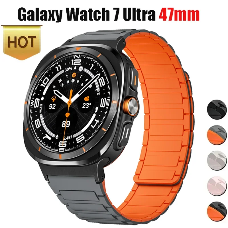 Ремешок силиконовый для Samsung Galaxy Watch 7 Ultra 47 мм, магнитный браслет без зазора для Samsung Galaxy Watch 7 Ultra 47 мм
Ремешок силиконовый для Samsung Galaxy Watch 7 Ultra 47 мм, магнитный браслет без зазора для Samsung Galaxy Watch 7 Ultra 47 мм