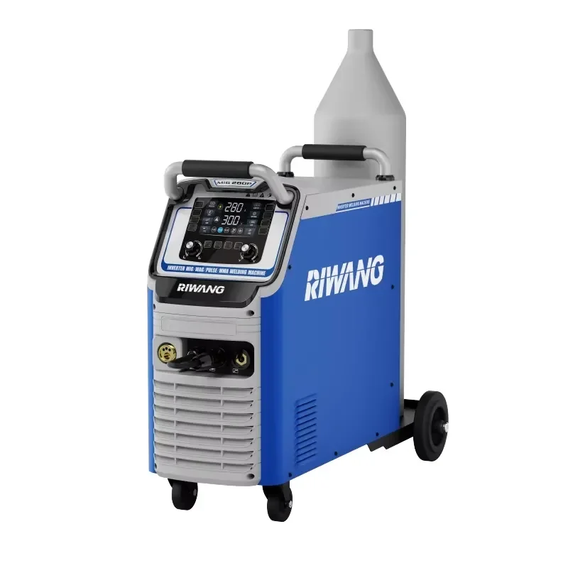 Riwang MIG-280P 3-Phase 380V Heavy Duty Double Pulse IGBT Inverter Multifunction MIG/MAG Welder Steel/Aluminum Welding
Riwang MIG-280P 3-Phase 380V Heavy Duty Double Pulse IGBT Inverter Multifunction MIG/MAG Welder Steel/Aluminum Welding