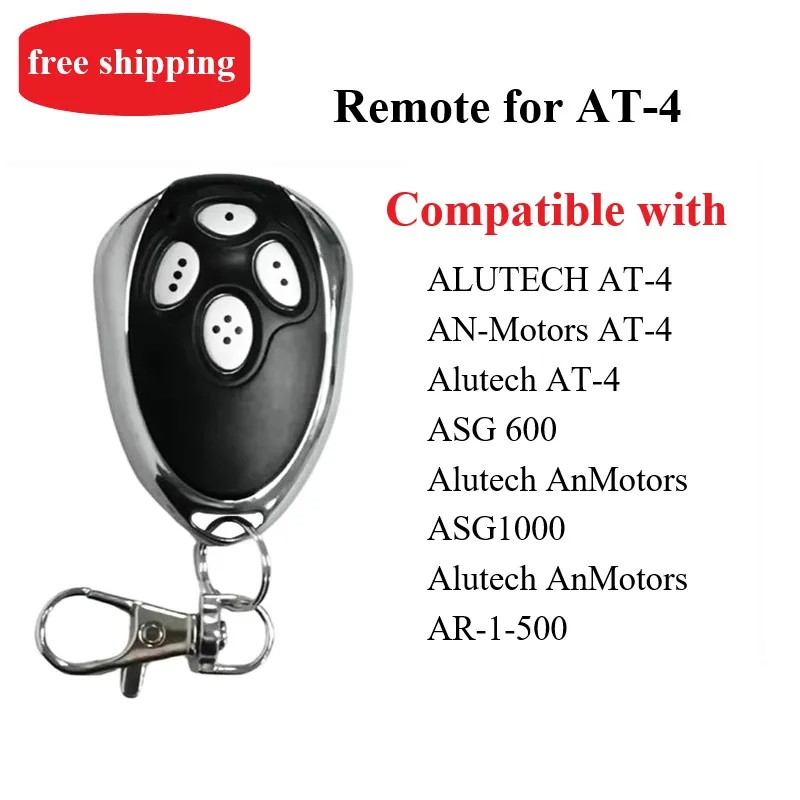 Newest AT-4 Control for Alutech AT-4 AR-1-500 AN-Motors AT-4 ASG1000 AT4 AT 4 Keychain Barrier 433MHz Rolling Code for Garage
Newest AT-4 Control for Alutech AT-4 AR-1-500 AN-Motors AT-4 ASG1000 AT4 AT 4 Keychain Barrier 433MHz Rolling Code for Garage