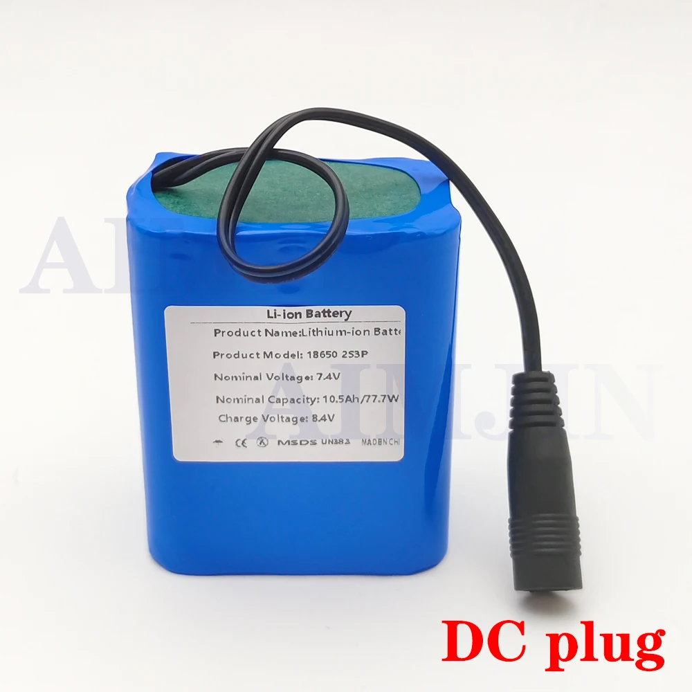 2S3P battery pack fishing LED light Bluetooth speaker 7.4V lithium-ion battery 10.5mAh emergency DIY 18650 lithium
2S3P battery pack fishing LED light Bluetooth speaker 7.4V lithium-ion battery 10.5mAh emergency DIY 18650 lithium