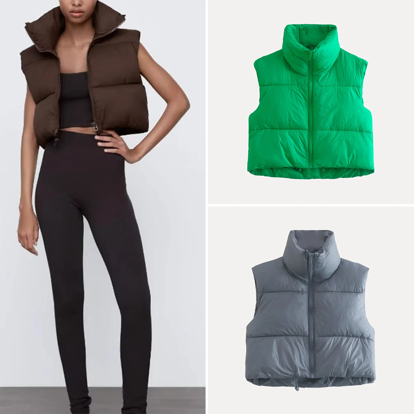Faionable Casual Stand Collar Vest 2025 Summer New Women's Wear Ele Aosphere Daily ort Zipper Pure Color Polyester
Faionable Casual Stand Collar Vest 2025 Summer New Women's Wear Ele Aosphere Daily ort Zipper Pure Color Polyester