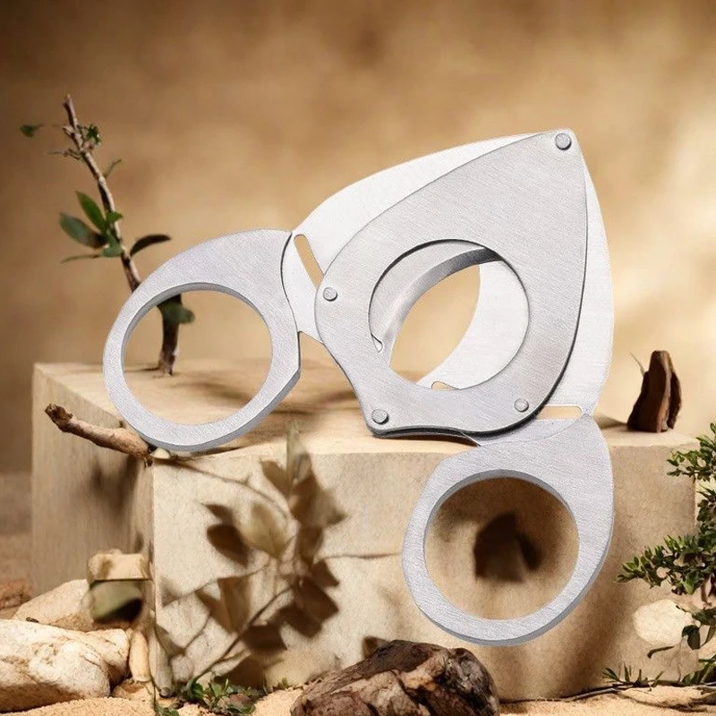 New Stainless Steel Cigars Cutter Double Blades Sharp Cigarettes Scissor Multipurpose Guillotine Cigars Cutting Tools For Gifts
New Stainless Steel Cigars Cutter Double Blades Sharp Cigarettes Scissor Multipurpose Guillotine Cigars Cutting Tools For Gifts