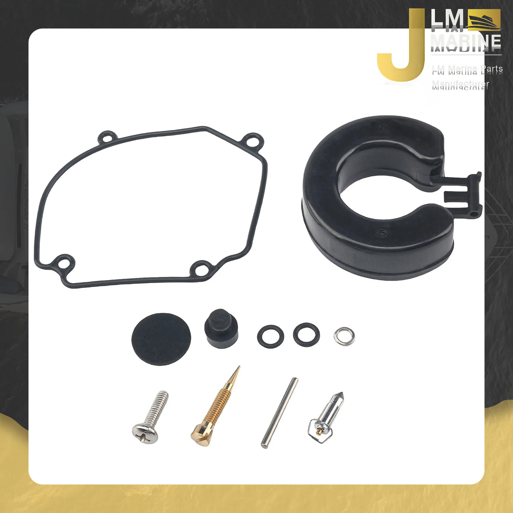 JLM 6H1-W0093-00 Carburetor Rebuild Kit for Yamaha 75 85 90 HP C75 E75 C85 CV85 B90 Marine Outboard Motors 6H0-W0093-00 18-7291
JLM 6H1-W0093-00 Carburetor Rebuild Kit for Yamaha 75 85 90 HP C75 E75 C85 CV85 B90 Marine Outboard Motors 6H0-W0093-00 18-7291