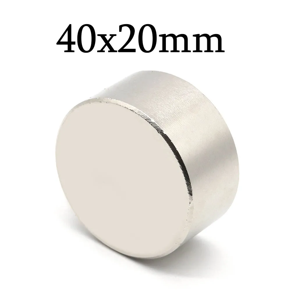 40mmx20mm Super Strong Round Neodymium Magnet Powerful Magnets N35 Permanent Magnetic NdfeB Refrigerator Magnet 40x20
40mmx20mm Super Strong Round Neodymium Magnet Powerful Magnets N35 Permanent Magnetic NdfeB Refrigerator Magnet 40x20