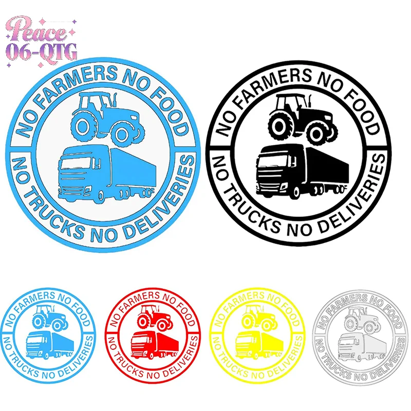 Виниловая наклейка Hot No Farmers No Food No Trucks No Deliveries, персонализированные наклейки, сверхпрочная всепогодная автомобильная наклейка
Виниловая наклейка Hot No Farmers No Food No Trucks No Deliveries, персонализированные наклейки, сверхпрочная всепогодная автомобильная наклейка