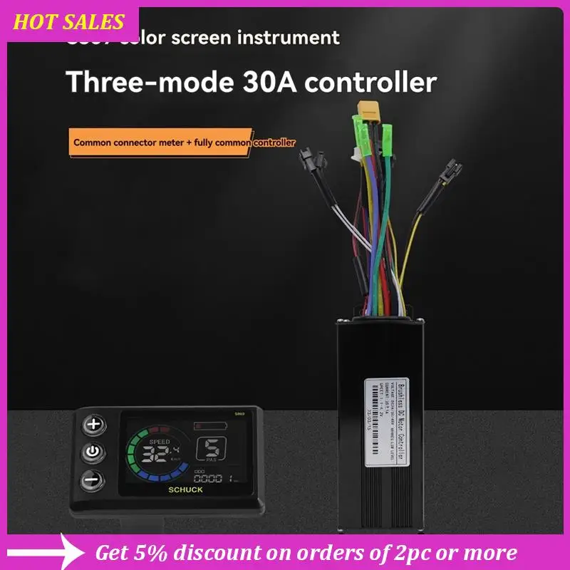 36V 48V 30A Brushless Controller S869 Meter LCD Display 24V-72V+Throttle Kit Forelectric Scooter E-Bike Repair Kit
36V 48V 30A Brushless Controller S869 Meter LCD Display 24V-72V+Throttle Kit Forelectric Scooter E-Bike Repair Kit